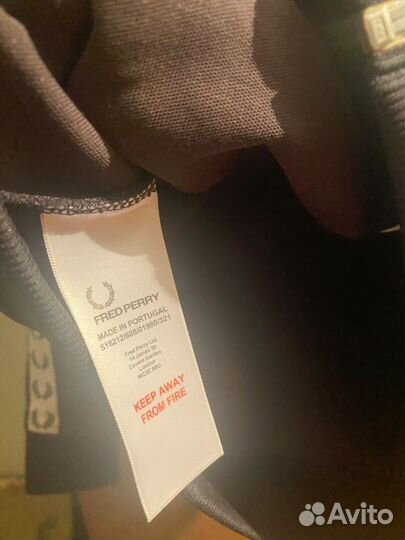Fred perry олимпийка с лампасами L