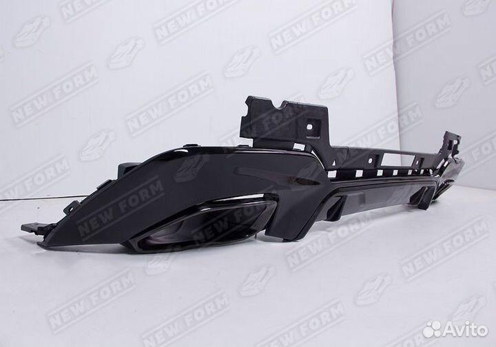 Диффузор с насадками M340I черные BMW 3 g20