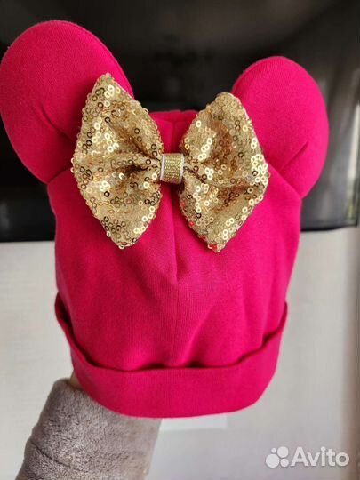 Шапка со снудом для девочки 4, 5 лет