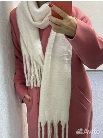 Новый Палантин-шарф из шерсти и кашемира