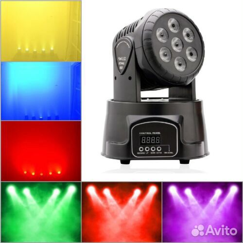 Светодиодная голова заливающего света wash