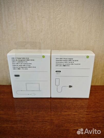 Зарядка на iPad 20W USB-C + провод 2 метра (новые)