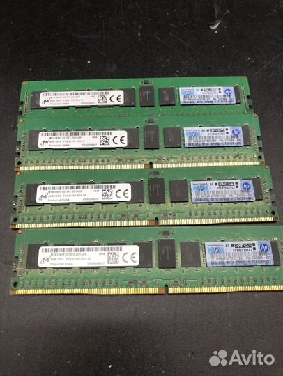 Micron DDR4 32GB 4x8GB 2133 Mhz серверная Ecc Reg