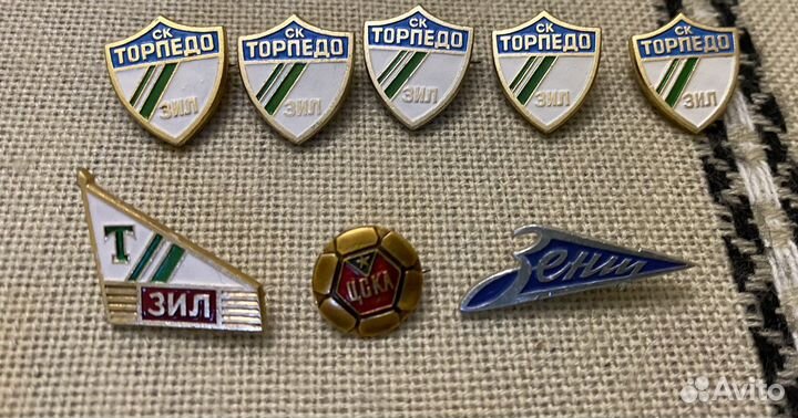 Знаки СССР зил, Зенит, флот, втуз и др
