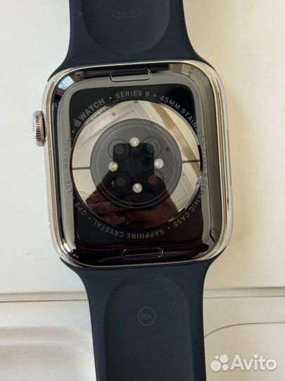 Apple Watch 9 Серия 45мм Stainless Steel Оригинал