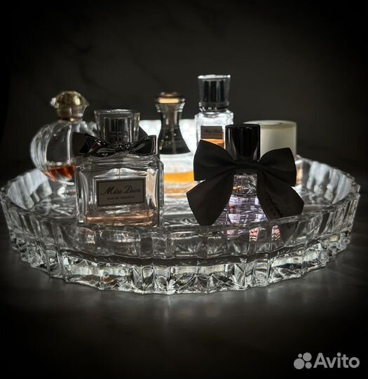 Хрустальный поднос/тарелка