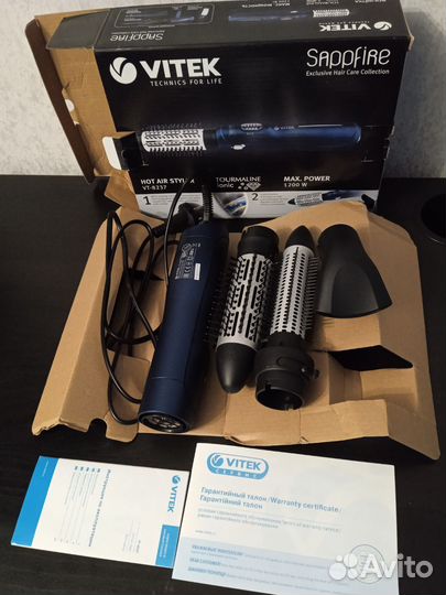 Фен щетка vitek новая