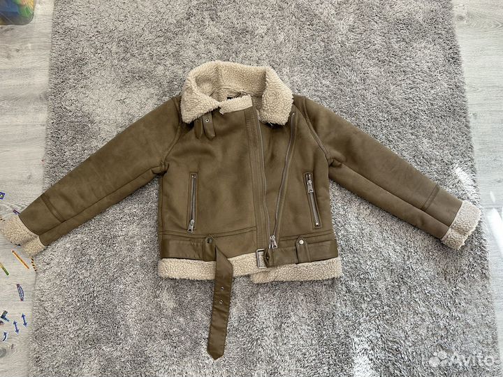 Дубленка zara 46