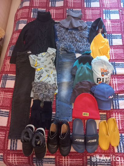 Одежда и обувь для мальчика 3-6 лет