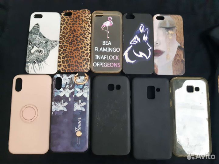 Чехлы на iPhone 10 5S SE Samsung А5 А8