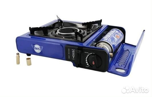 Плита газовая туристическая М5 с переходником