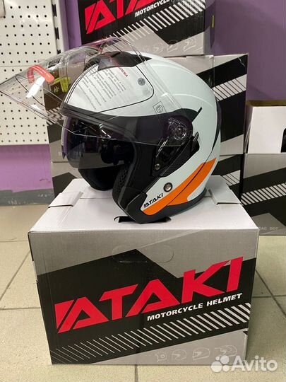 Мотоциклетный шлем Ataki ECE-R22.05