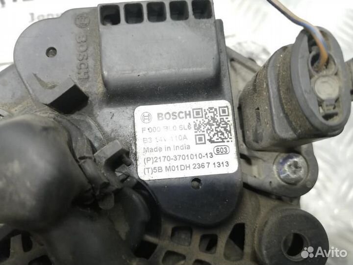 Генератор Bosch 110A Калина 2, Гранта, Датсун