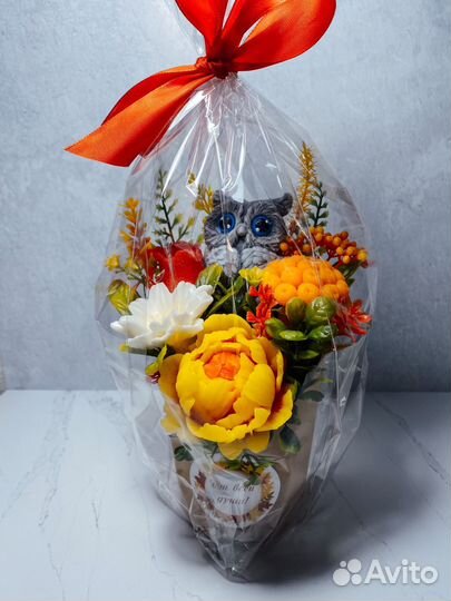 Букет из мыла