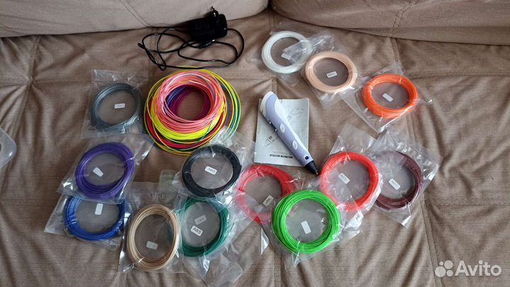 3d ручка и пластик