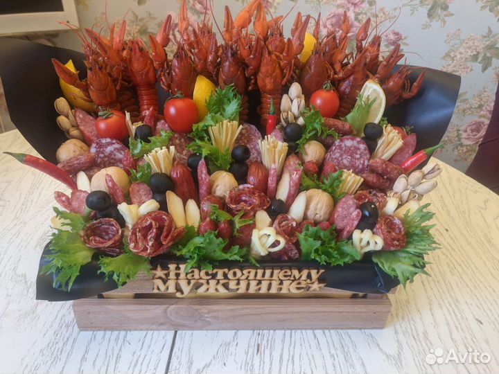 Мужские букеты с раками