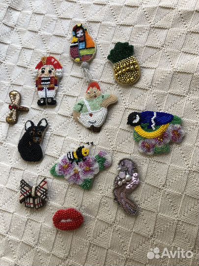 Брошь ручной работы