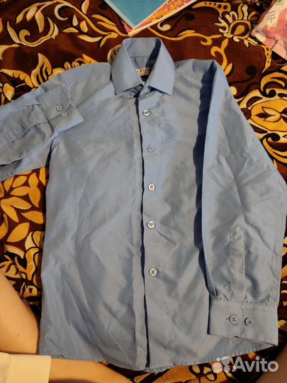 Школьный костюм для мальчика 134 синий