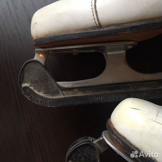 Коньки и лыжные ботинки СССР