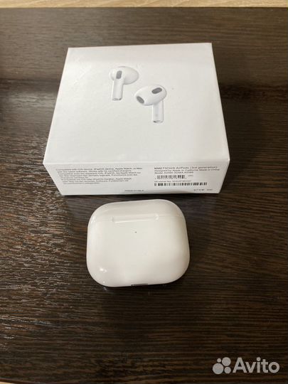 Беспроводные наушники apple airpods 3