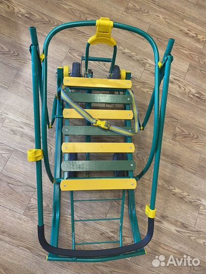 Детские санки на колесах