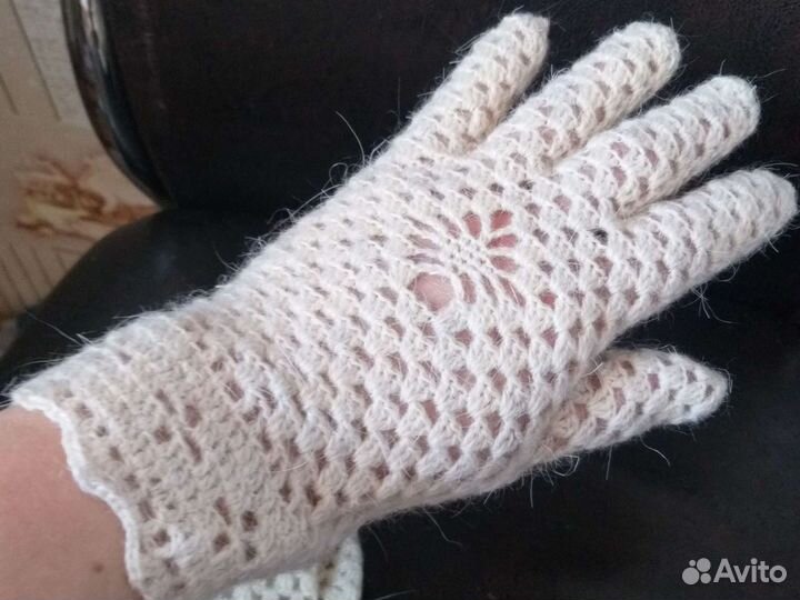Перчатки вязанные