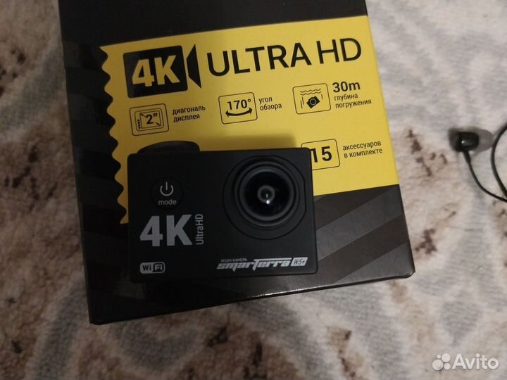 Экшн камера smarterra 4к