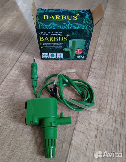 Фильтр и помпа barbus 001, сачок, губка