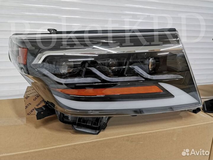 Фары Toyota Land Cruiser 200 07-15 Lexus style