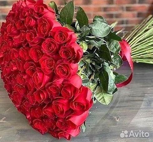 Букет роз 101 роза 51 роза