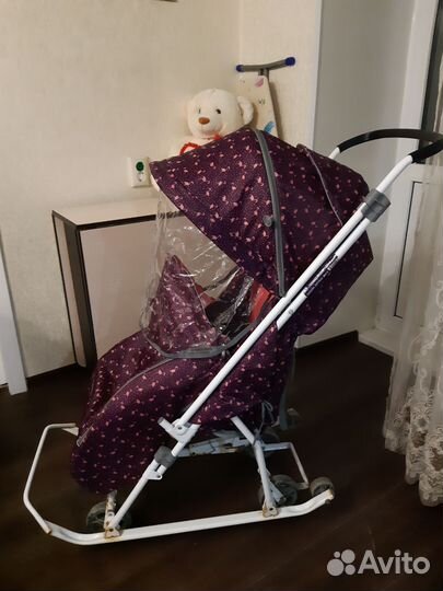 Санки коляска ника kids