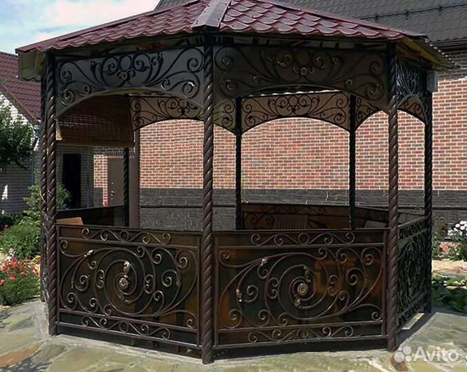 Кованые навесы, лестницы,перила,мебель в стилелофт