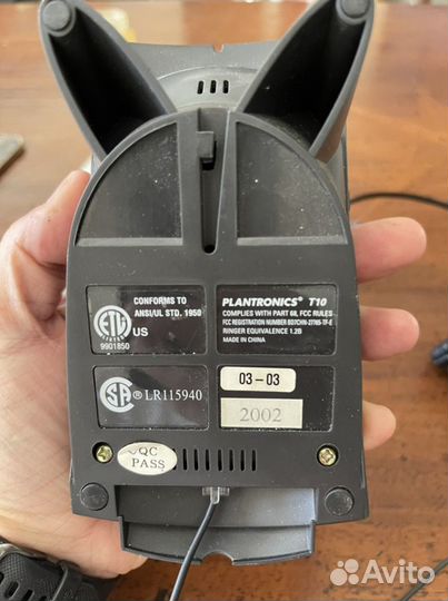 Гарнитура plantronics t10