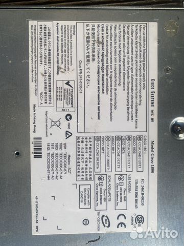 Маршрутизатор Cisco-1800 POE