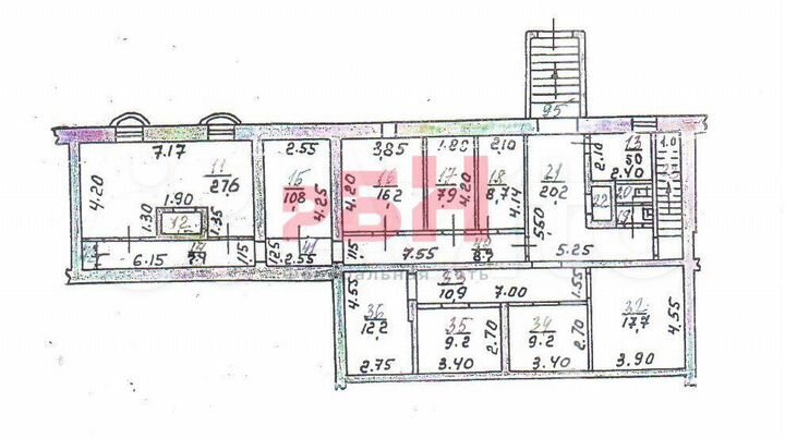 Помещение свободного назначения, 187 м²