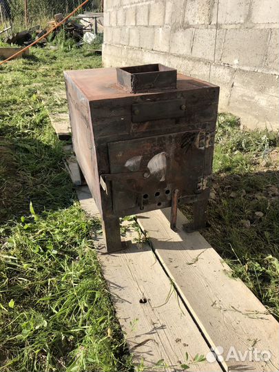 Печка буржуйка на дровах