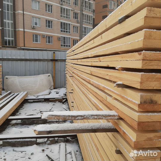 Доска обрезная стропила 50:100:6000