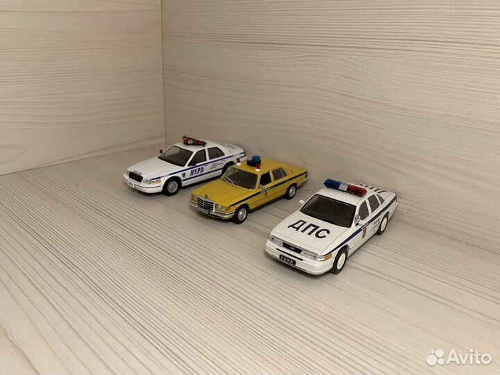 Модели полицейских автомобилей Deagostini