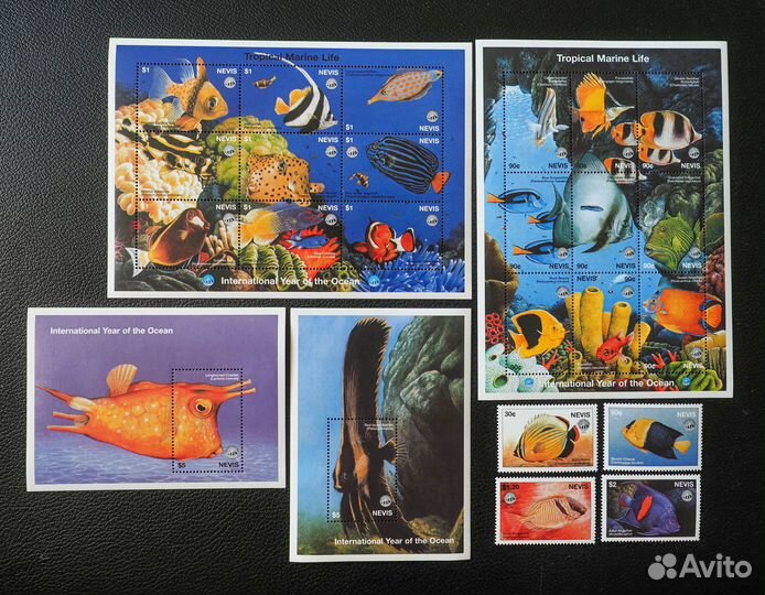 Марки не гашеные фауна 17