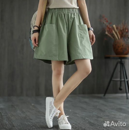 Шорты женские хлопковые 50-52