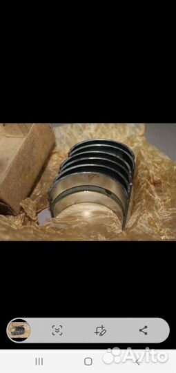 Вкладыши коленвала коренные Москвич 408