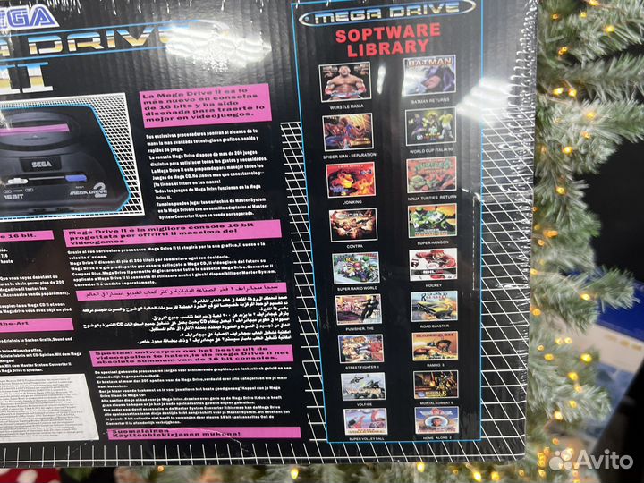 Sega Mega Drive 2 с играми и 2 джойстиками