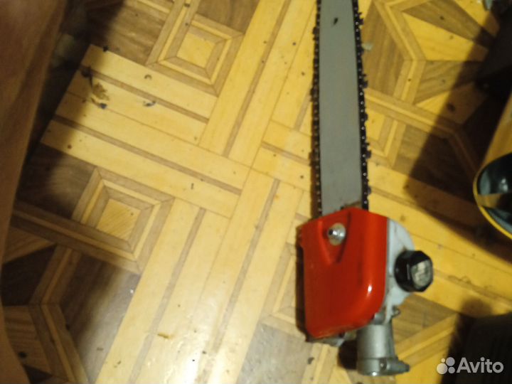 Насадка цепная пила на триммер