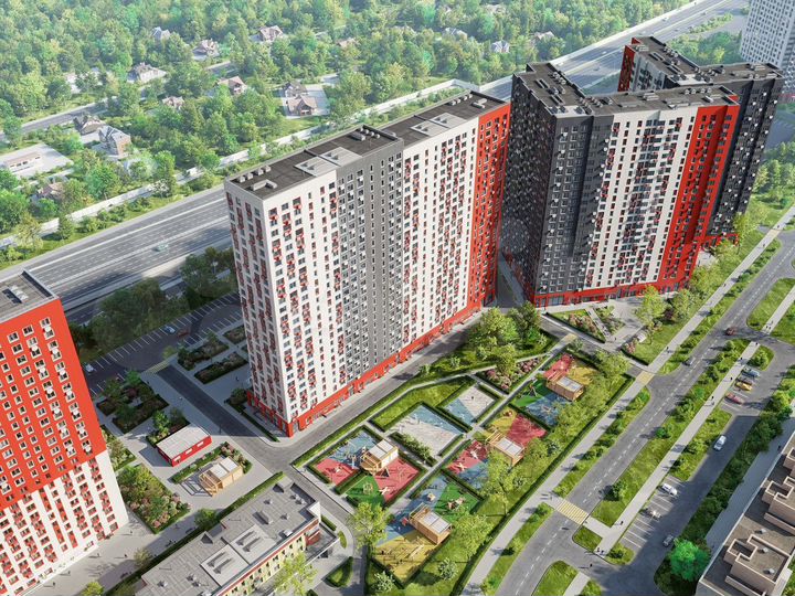 2-к. квартира, 58 м², 13/25 эт.