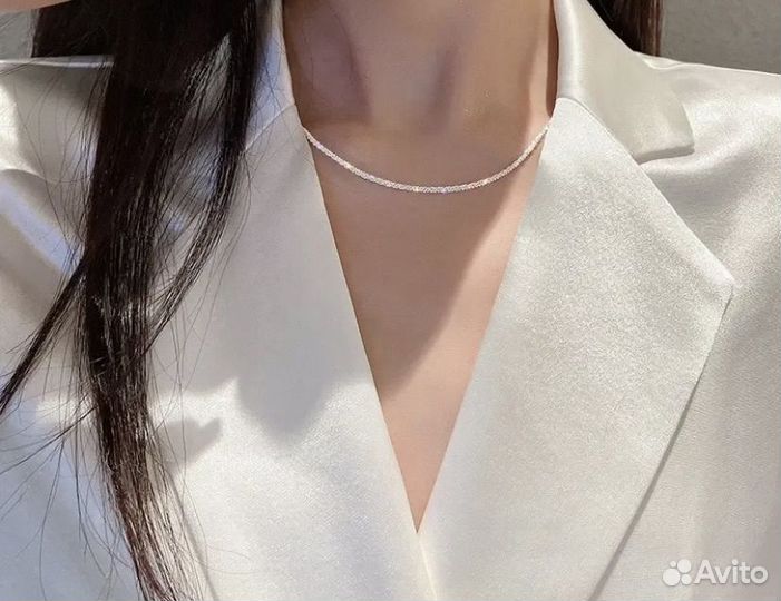 Чокер цепочка Swarovski