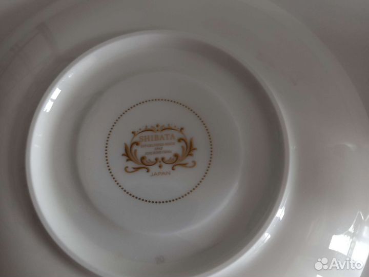 Чашка с блюдцем чайный фарфор