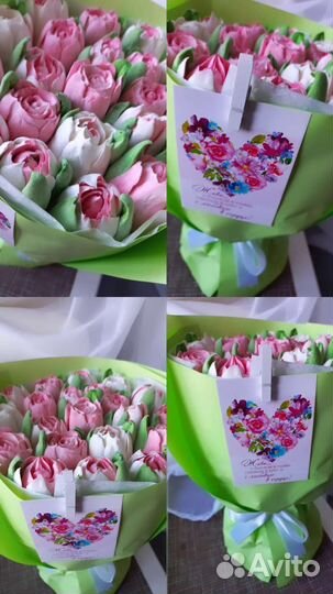 Зефирные букеты