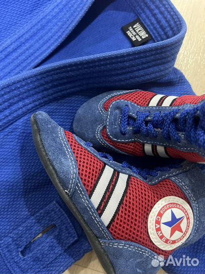 Самбовка, борцовки, шорты