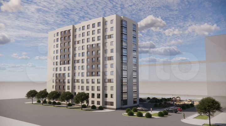 3-к. квартира, 84 м², 3/12 эт.