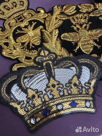 Термоаппликации в наборе 3 шт большие